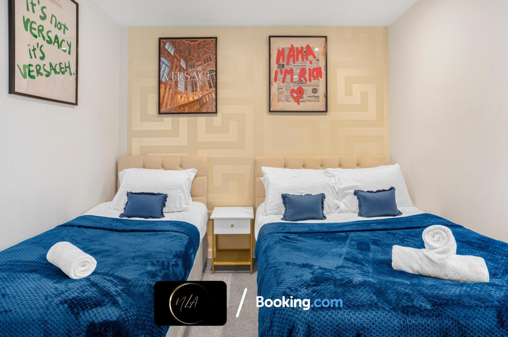 City Centre Apartment With Free Parking, 2 Bathrooms, Netflix And Wifi - Suitable For Contractors And Families - By Noor Luxury Accommodations Birmingham Exteriér fotografie
