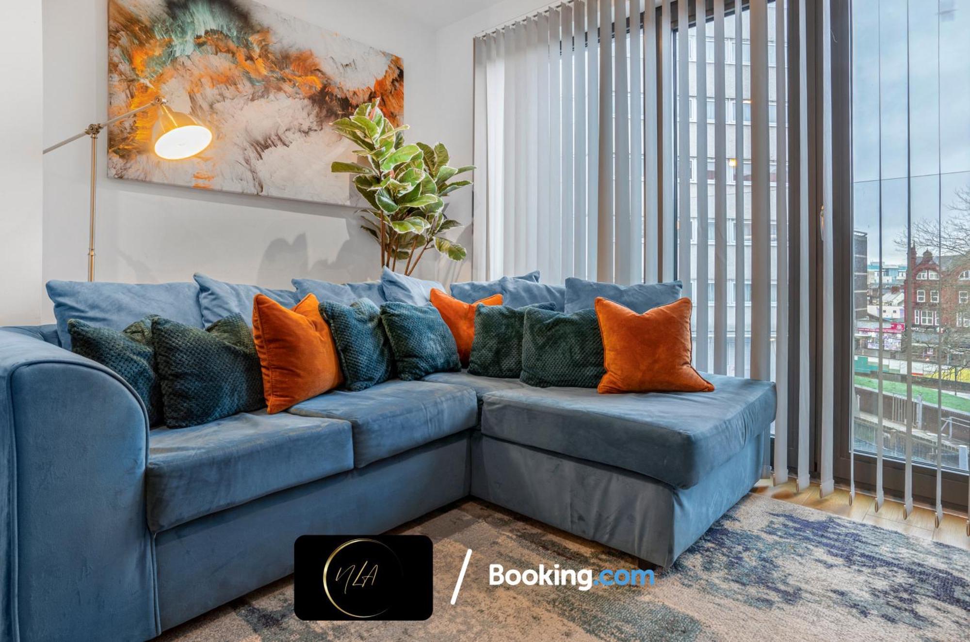 City Centre Apartment With Free Parking, 2 Bathrooms, Netflix And Wifi - Suitable For Contractors And Families - By Noor Luxury Accommodations Birmingham Exteriér fotografie