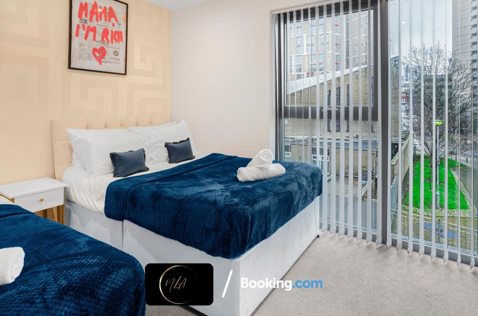 City Centre Apartment With Free Parking, 2 Bathrooms, Netflix And Wifi - Suitable For Contractors And Families - By Noor Luxury Accommodations Birmingham Exteriér fotografie