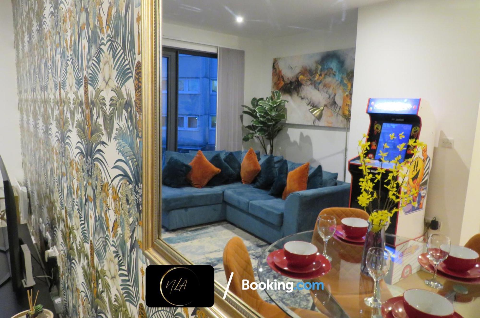 City Centre Apartment With Free Parking, 2 Bathrooms, Netflix And Wifi - Suitable For Contractors And Families - By Noor Luxury Accommodations Birmingham Exteriér fotografie