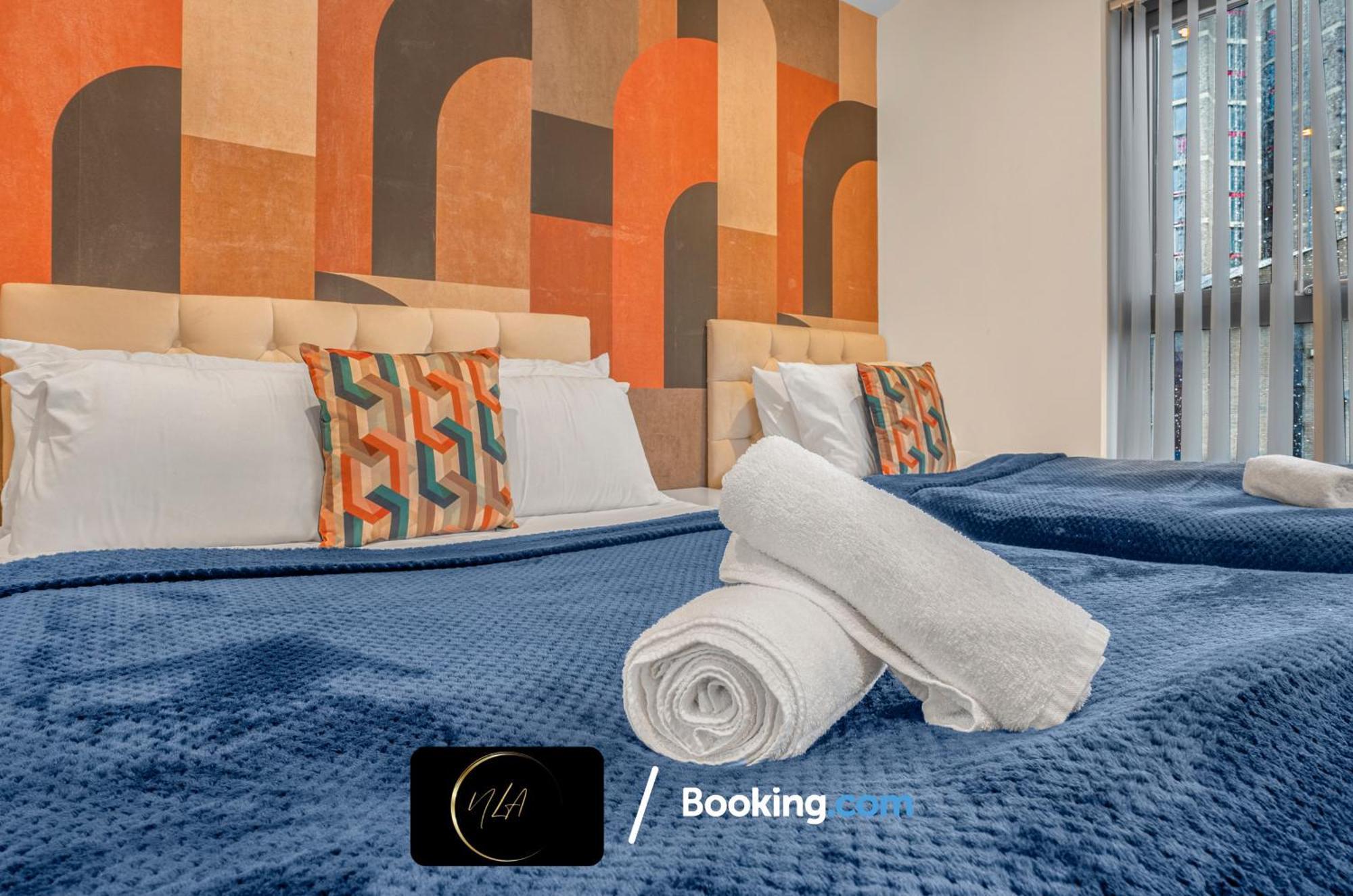 City Centre Apartment With Free Parking, 2 Bathrooms, Netflix And Wifi - Suitable For Contractors And Families - By Noor Luxury Accommodations Birmingham Exteriér fotografie