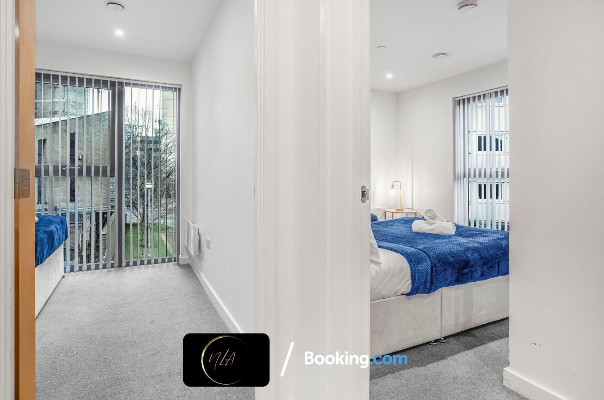 City Centre Apartment With Free Parking, 2 Bathrooms, Netflix And Wifi - Suitable For Contractors And Families - By Noor Luxury Accommodations Birmingham Exteriér fotografie
